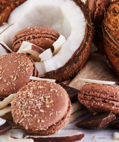 macaron chocolat-coco