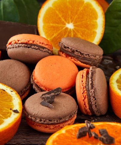 macaron chocolat-orange